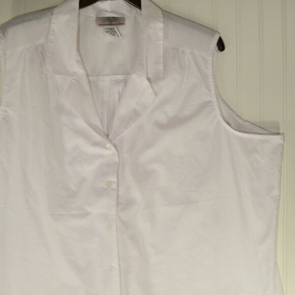 Bridge Gate, White Button Up Shirt/Vest - Picture 1 of 5